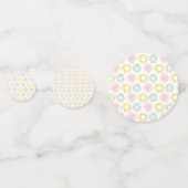 Blush roze en witte strepen | BABY SHOWER Confetti (Voorkanten)