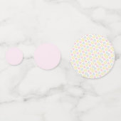 Blush roze en witte strepen | BABY SHOWER Confetti (Achterkanten)