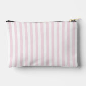 Blush roze en witte strepen - Monogrammen Etui (Achterkant)
