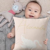 Blush Roze en witte zwaan elke kleur Kussen