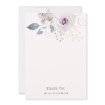 Blush Roze en Zachte Violet Floral