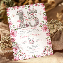 Blush Roze en Zilveren Tiara Mis Quince Quinceañer