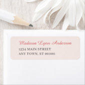 Blush roze etiket (Insitu)