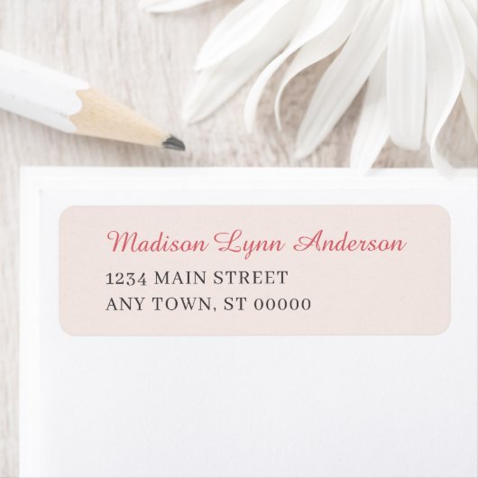 Blush roze etiket (Insitu)