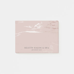 Blush Roze Faux Roos Goud Classy Beauty Salon Post-it® Notes