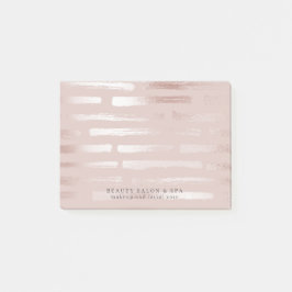 Blush Roze Faux Roos Gouden Glam Make-up Artiest Post-it® Notes