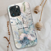 Blush Roze flacon Monogram naam Case-Mate iPhone Case