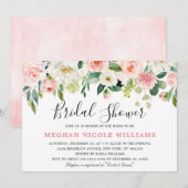 Blush roze flessen Moderne botanische Vrijgezellen Kaart (Voorkant / Achterkant)