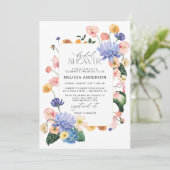 Blush roze flessen Moderne botanische Vrijgezellen Kaart (Staand voorkant)