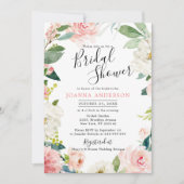 Blush roze flessen Moderne botanische Vrijgezellen Kaart (Voorkant)