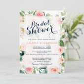 Blush roze flessen Moderne botanische Vrijgezellen Kaart (Staand voorkant)