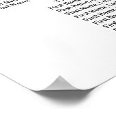 Blush roze Floral 13 Tables Wedding Seating Chart Poster (Hoek)