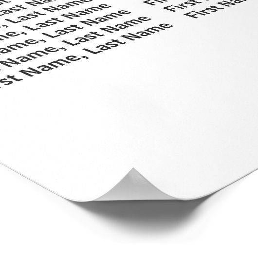 Blush roze Floral 8 Tables Wedding Seding Chart Poster (Hoek)