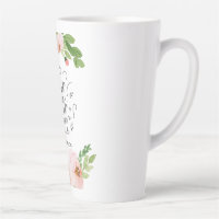 Blush roze floral Bedankt voor je leraar cadeau
