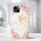 Blush roze | Floral Rozen Elegant Ballerina Dancer Case-Mate iPhone Case