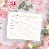 Blush roze floral vrijgezellenfeest receptkaart