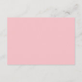 Blush roze Floral Vrijgezellenfeest Spelletjes Informatiekaartje (Achterkant)