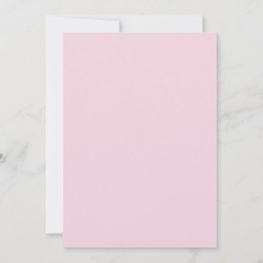 Blush Roze  Florals Weddenschap Save the Date (Achterkant)