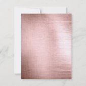 Blush roze Folie 50 & Fabulous Photo Bedankkaart (Achterkant)