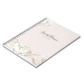 Blush roze gepersonaliseerde feministisch Notitieb Notitieboek (Linkerzijde)