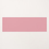 Blush roze gepersonaliseerde naam yogamat (Achterkant (horizontaal))
