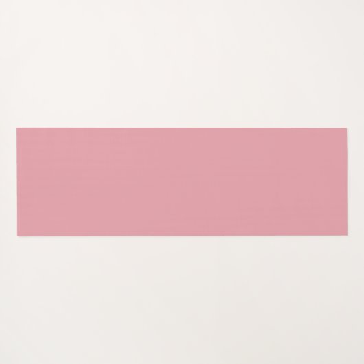 Blush roze gepersonaliseerde naam yogamat (Achterkant (horizontaal))