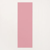 Blush roze gepersonaliseerde naam yogamat (Achterkant)
