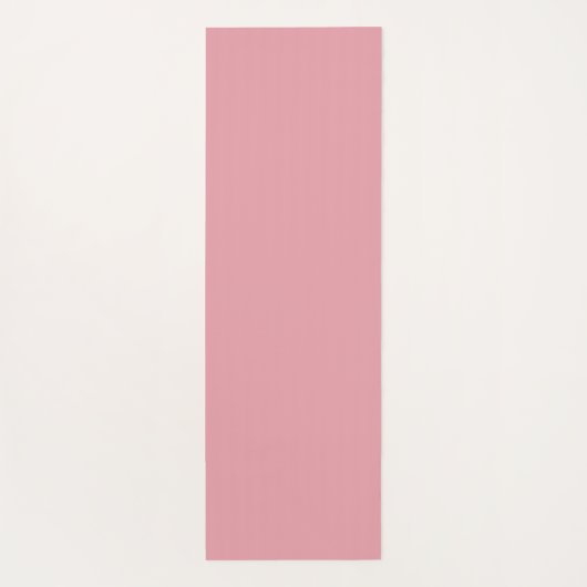 Blush roze gepersonaliseerde naam yogamat (Achterkant)