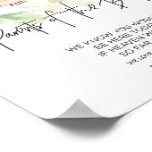 Blush Roze gereserveerde ouders van het Bride Lovi Poster (Hoek)