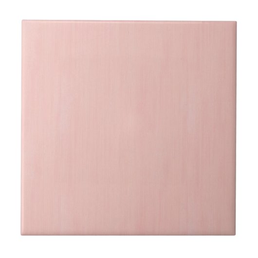 Blush roze getextureerde keramische Tegel Tegeltje (Voorkant)
