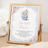 Blush Roze Ginger Jar Douche Late Night Luier Poster