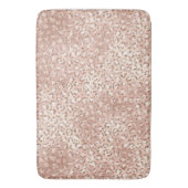 Blush roze glam Glitter Leopard Print Badmat (Voorkant Verticaal)