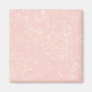 Blush Roze Glans - Voeg tekst, monogram naar wens Magneet