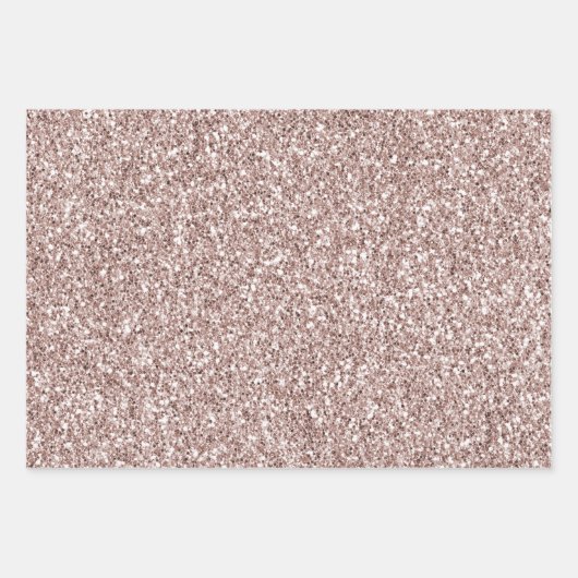 Blush roze glitter glam Stripes Inpakpapier Vel (Voorkant 3)