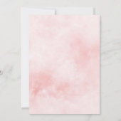 Blush roze Glitter Leopard Print Heart   Kaart (Achterkant)