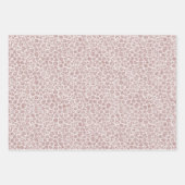 Blush roze glitter leopard print       inpakpapier vel (Voorkant)