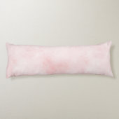 Blush roze glitter leopard print lichaamskussen (Achterkant)