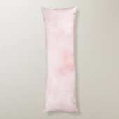 Blush roze glitter leopard print lichaamskussen (Achterkant (Verticaal))