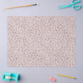 Blush roze glitter leopard print   tissuepapier (Craft)