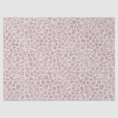 Blush roze glitter leopard print   tissuepapier (Voorkant)