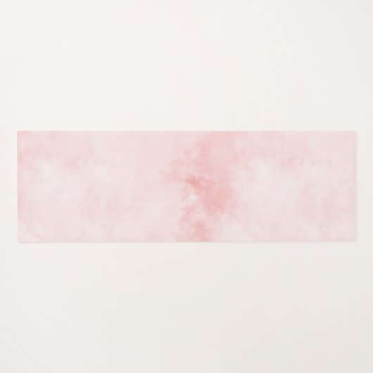 Blush roze glitter leopard print                 yogamat (Achterkant (horizontaal))