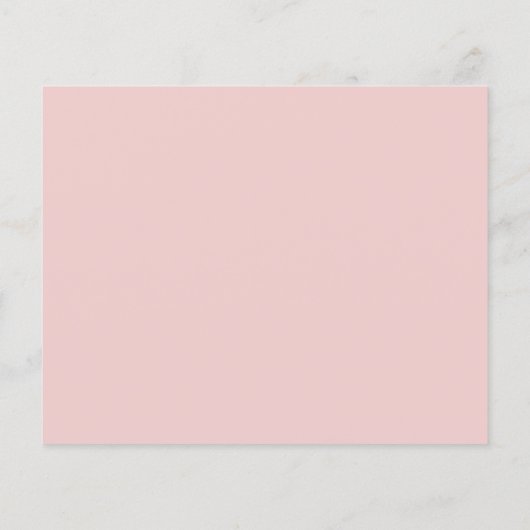 Blush roze glitter Quinceanera Save the Date (Achterkant)