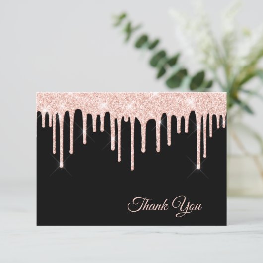 Blush roze glitter-schijven op zwart-wit - Harteli (Staand voorkant)