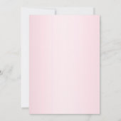 Blush Roze Glitter Sparkle Balloon Kids Verjaardag Kaart (Achterkant)