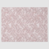 Blush roze glitter tropische bladeren   tissuepapier (Voorkant)