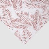 Blush roze glitter tropische bladeren tissuepapier (Detail)