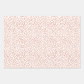 Blush roze glitter White leopard print      Inpakpapier Vel (Voorkant 3)