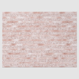 Blush roze gloed glitter stripes tissuepapier