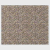 Blush roze Gold Black leopard-printer Cadeaupapier (Vlak)