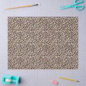 Blush roze Gold Black leopard-printer Tissuepapier (Craft)